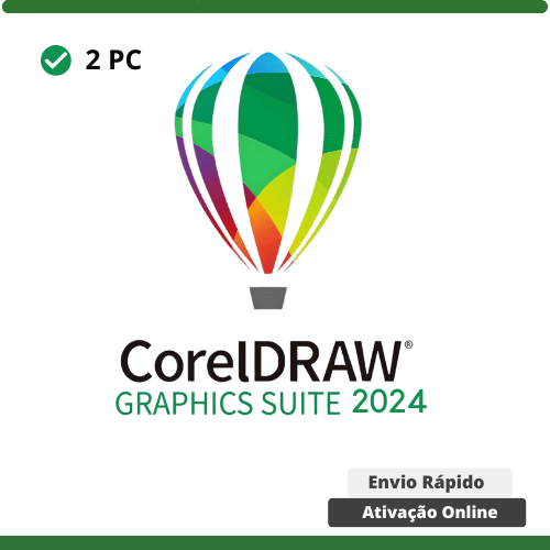 CorelDRAW Graphics Suite 2024 Permanente | 2 PCs