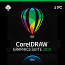 CorelDRAW Graphics Suite 2019 Licença Permanente | 2 PCs