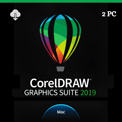 CorelDRAW Graphics Suite 2019 Licença Permanente | 2 PCs