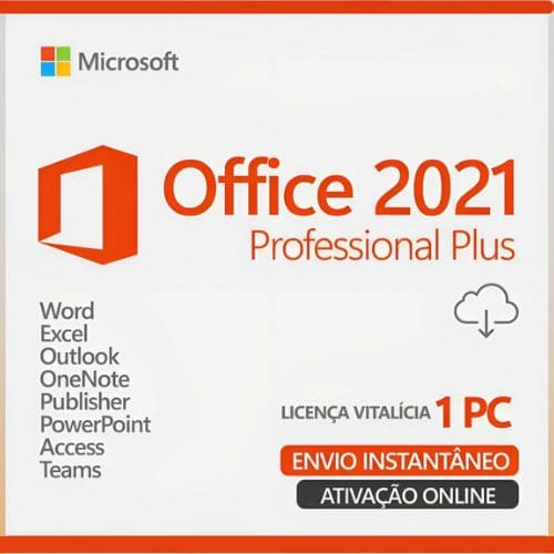 Office Pro 2021 Licença Original Vitalícia