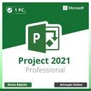 Project 2021 Pro Licença Original Vitalícia