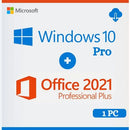 Windows 10 Pro + Office 2021 Professional Plus Licença Original Vitalícia
